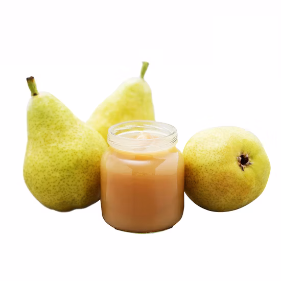 고품질의 배 퓨레